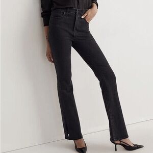 Madewell roadtripper skinny flare in dark grey